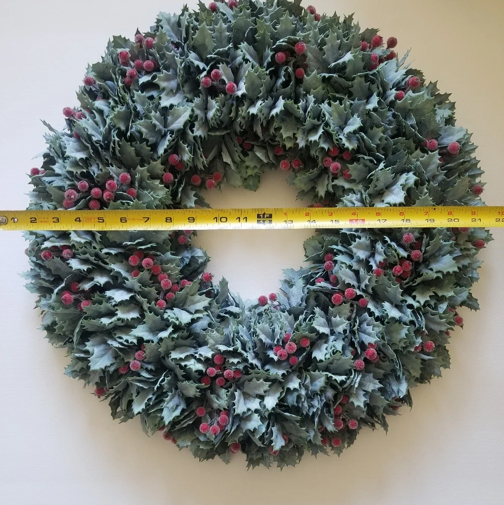 New Frost Holly Berry Wreath